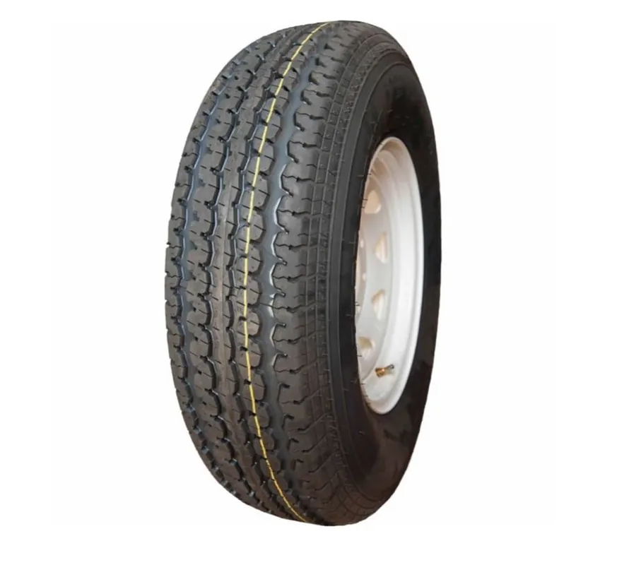 Hi-Run ASR1124 Trailer Tire and Wheel Assembly, ST235/85R16 Tire, JK42 Tread