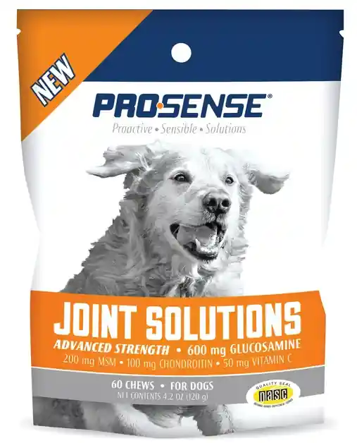 Pro-Sense P-87003 Dog Glucosamine Chew, Solid, 60 ct Package