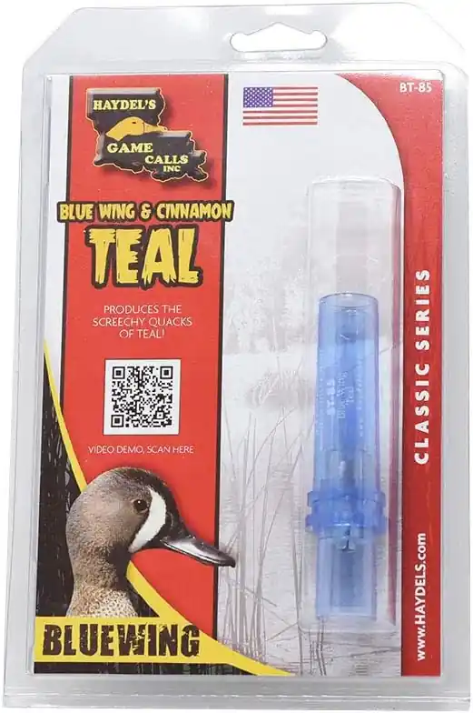 HAYDEL‘S BT-85 Blue Wing and Cinnamon Teal Duck Call