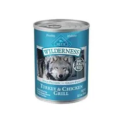 BLUE WILDERNESS 596420 Adult Dog Food, Wet, 12.5 oz Package, Can