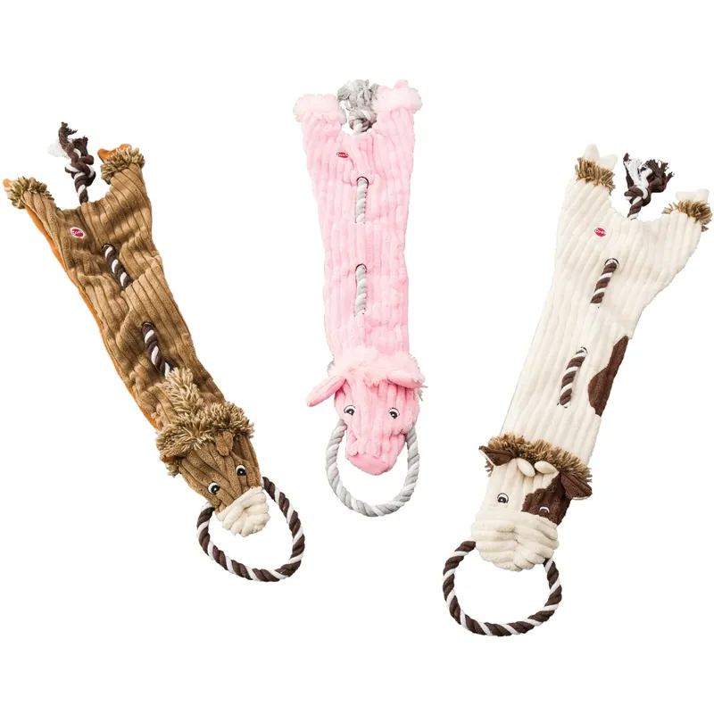 Skinneeez Skinneeez Barnyard Tug Dog Toy (Assorted Styles)