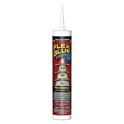 Flex Seal GFSTANR10 Flex Glue, White, 10 oz Package, Cartridge