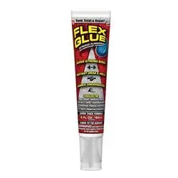 Flex Seal GFSTANR06 Flex Glue, White, 6 oz Package, Tube