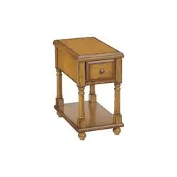 Signature Design By Ashley Breegin T007-430 Chairside End Table, 13 in OAW, 22 in OAD, 23-1/2 in OAH, Wood Tabletop