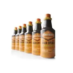 Santeen S-T Series 0200 Drain Opener, 32 oz Package, Bottle, Liquid, Sulfur, Dark Amber