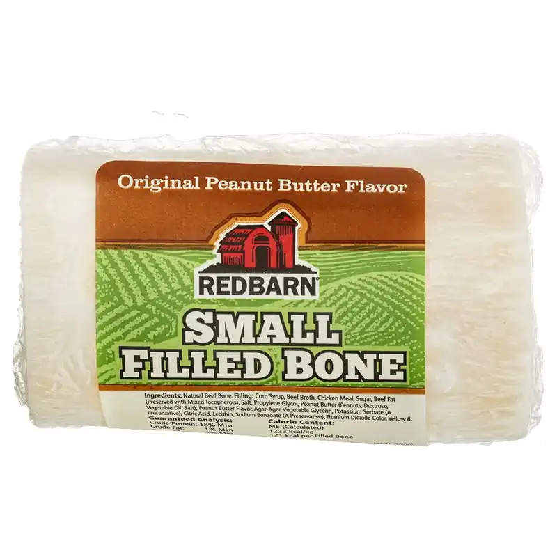Redbarn Filled Bone Peanut Butter Small (3.5oz)