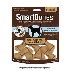 SmartBones PB00212 Bone Chew, Mini Breed, 14 oz Package, 24