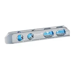 Empire True Blue EM71.8 Magnetic Billet Torpedo Level, 8 in L, 4 -Vial, Magnetic, Aluminum, Silver