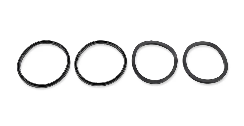 Camco Sewer Fitting Gaskets for Bayonets & Elbows (2 of Each Type) 39834
