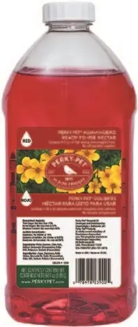 Perky-Pet 239 Ready-to-Use Nectar, Liquid, 64 oz Package, Bottle