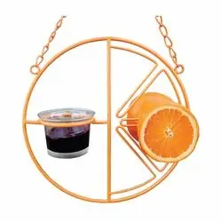 HEATH CF-133 Clementine Oriole Feeder, 2 oz, Steel, Orange