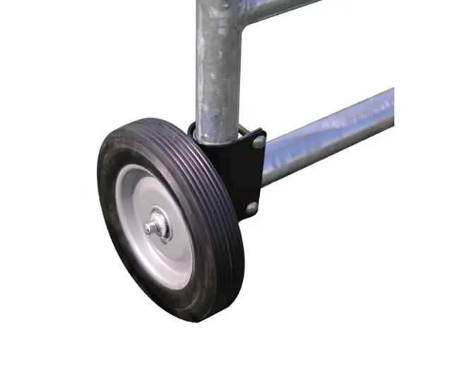 AgKNX Gate Wheel - Bolt-On for Round Tube Gates 1-5/8" - 2" Diameter