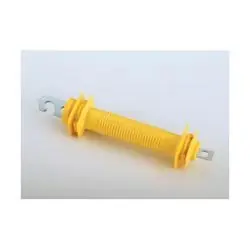 Dare 1247 Gate Handle, Rubber/Steel/Vinyl, Yellow