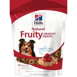 Hill‘s Ideal 10564 Dog Treat, Dry, Cranberry, Oatmeal Flavor, 8.8 oz Package, Bag