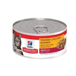 Science Diet 1770 Cat Food, Tender Chicken Flavor, 5.5 oz Package, Can