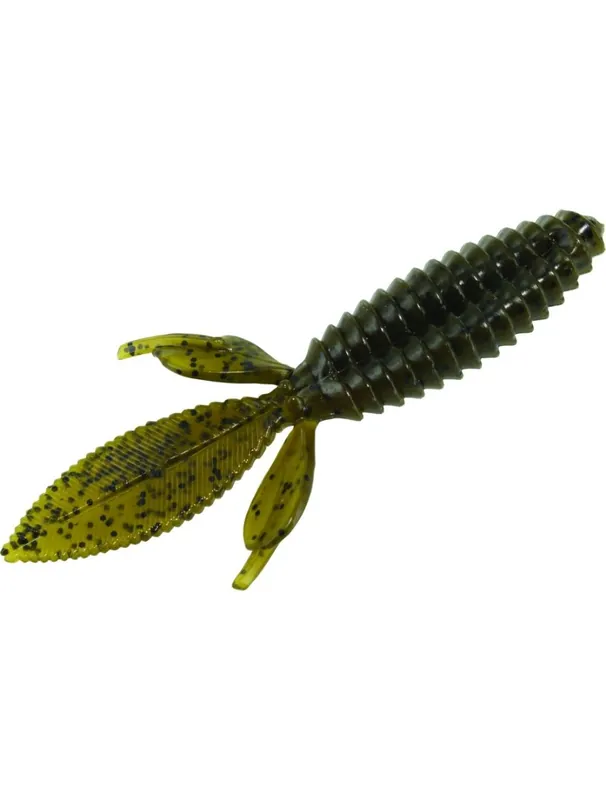 REACTION INNOVATIONS Sweet Beaver RISWB034 Fishing Bait, Soft Bait, Craw, Plastic, Green Pumpkin Bait