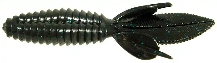 REACTION INNOVATIONS Sweet Beaver RISWB001 Fishing Bait, Soft Bait, Craw, Plastic, Black/Blue Bait