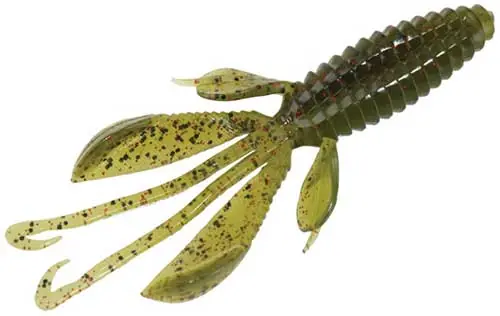 REACTION INNOVATIONS KINKY BEAVER RIKBV006 Fishing Bait, Soft Bait, Craw, Watermelon Red Bait