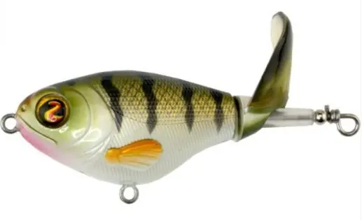River2Sea Larry Dahlberg WPL75/09 Plopper Bait, Soft Bait, Whopper, 2 -Hook, Perch Bait