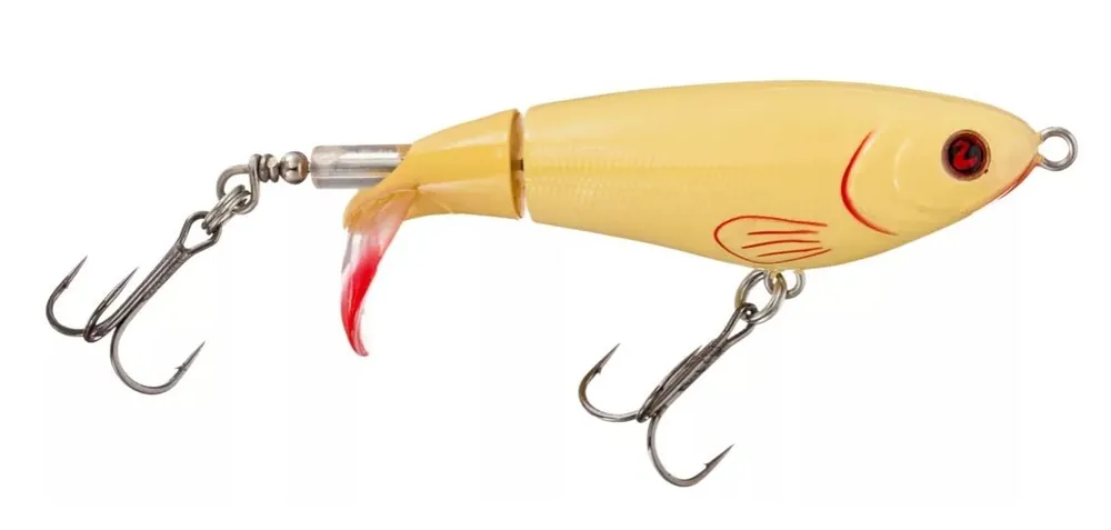 River2Sea Larry Dahlberg WPL110/14 Plopper Bait, Soft Bait, Whopper, 2 -Hook, Bone Bait