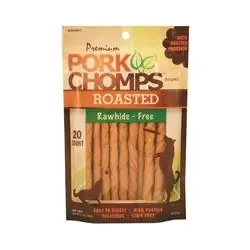 Scott Pet DT751 Dog Twist, S, Roasted Pork Flavor, 5.3 oz Package, Bag