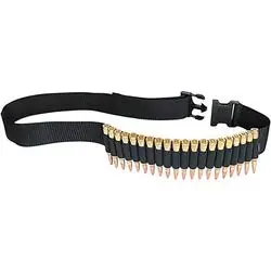 Allen Company Rifle Cartridge Belt Holder, Holds 20-Cartridges, Black