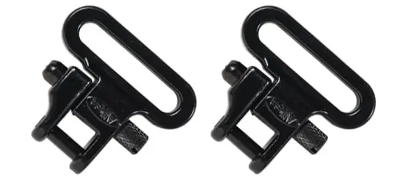 Allen Company 14512 Magnum Swivel Set, Metal, Black, For 1-1/4 Wide Slings