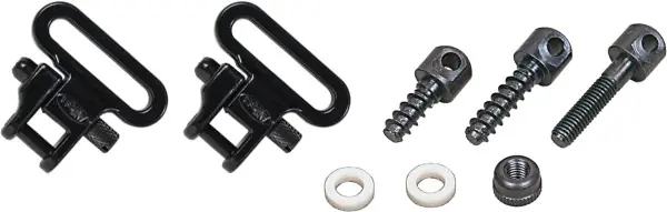 Allen Company 14420 Swivel Set, Black, For 1 in W Gun Slings