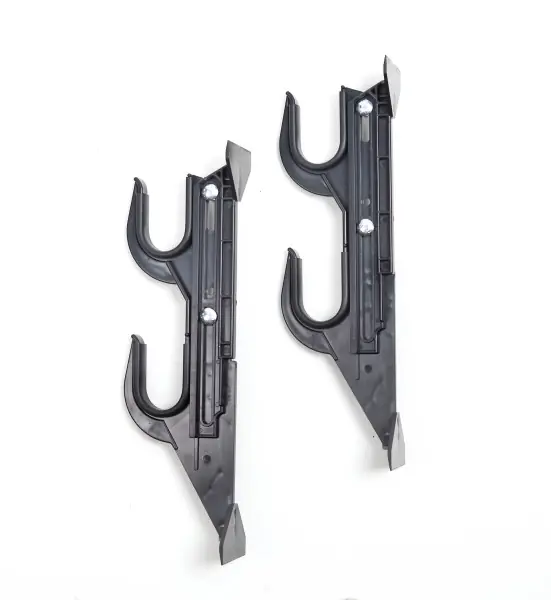 Allen 17450 Gun Rack, Plastic, Gold, For Two Shotguns, Rifles, Bows or Tools