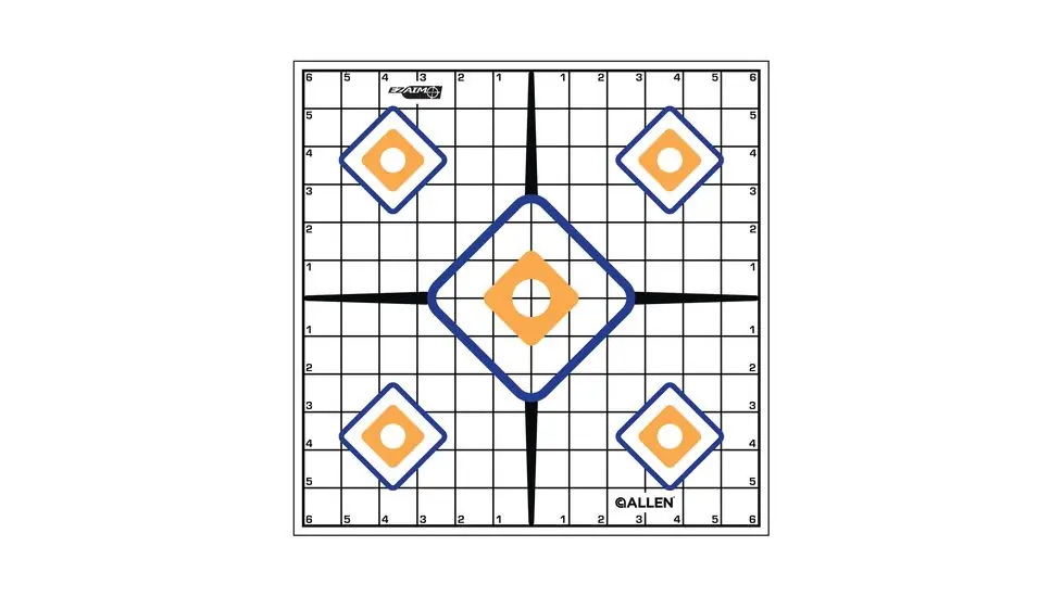 Allen EZ Aim 15203 Sight Grid Target, Paper