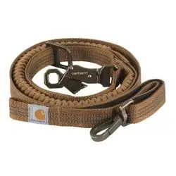 Carhartt P0000287-201 Dog Leash, 6 ft L, Neoprene Rubber Line, Carhartt Brown/Dark Brown, One-Size Breed