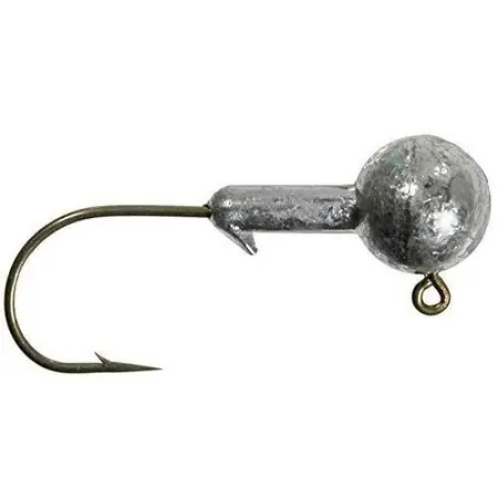 Danielson JHU14 Lead Jig Head Hook, 1/4 oz, Unpainted, 13, Pack