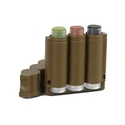 HUNTERS SPECIALTIES SPEED CAMO 00261 Tri-Color Makeup, Mud Brown/Forest Green/Flat Black