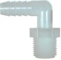 Anderson Metals EL114 Elbow, 1-1/4 in MPT, 1-1/4 in Hub