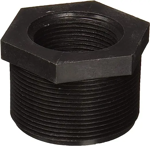GREEN LEAF RB1141 Pipe Reducer Bushing, 1-1/4 x 1 in, MNPT x FNPT, Nylon
