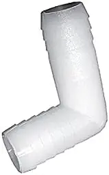 GREEN LEAF EB112 Elbow Adapter, 90 deg Angle, 1-1/2 x 1-1/2 in, Hose Barb x Hose Barb, Nylon