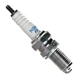 NGK 7162 DR8EA Spark Plug, 0.028 in Fill Gap, 12 mm Thread, 18 mm Hex, Nickel