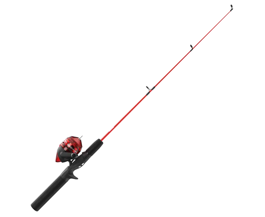 Zebco Dock Demon Red 30" Spincast Fishing Combo