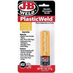 J-B WELD 8237 Epoxy Putty, Off-White, Solid, 2 oz Package, Tube