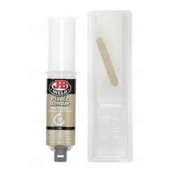 J-B WELD PLASTICBONDER 50133 Epoxy, Beige, Liquid, 25 mL Package