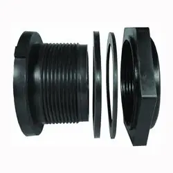 GREEN LEAF TF200P-E Tank Fitting, 2 in, FPT, Polypropylene