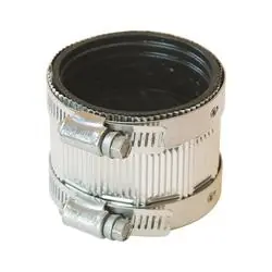 FERNCO PNH-22 No Hub Coupling, 2 in, No Hub, PVC, 4.3 psi Pressure