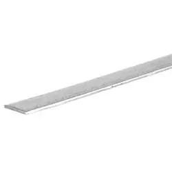 Steelworks 11094 Flat Bar, 1-1/4 in W, 6 ft L, 12 ga Thick, Steel, Zinc-Plated