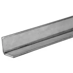 Steelworks 11132 Angle, 1-1/4 in L Leg, 6 ft L, 11 Thick, Steel