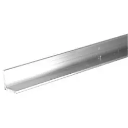 Steelworks 11350 Angle, 3/4 in L Leg, 8 ft L, 1/16 in Thick, Aluminum