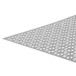 Steelworks 11262 Sheet, 24 in W, 36 in L, 0.02 in Thick, Aluminum