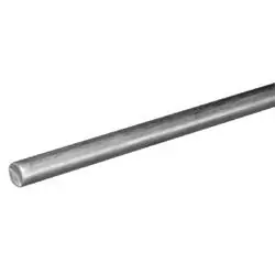 Steelworks 11167 Round Rod, 5/8 in Dia, 6 ft L, Steel, Zinc-Plated