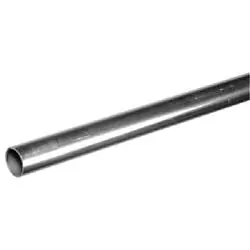 Steelworks 11402 Round Tube, 1 in Dia, 3 ft L, Aluminum