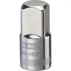 DeWALT DWMT86002OSP Increasing Socket Adapter, 1/4 in Drive, Female Drive, 3/8 in Output Drive, Male Output Drive