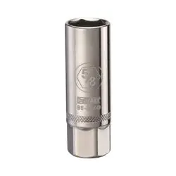 DeWALT DWMT86380OSP Drive Socket, 5/8 in Socket, 3/8 in Drive, 6 -Point, Vanadium Steel, Polished Chrome